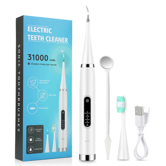 THE ultrasonic tooth cleaner